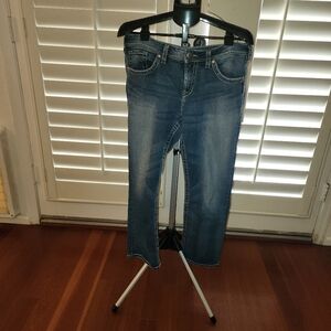 Silver Natsuki Denim Capri